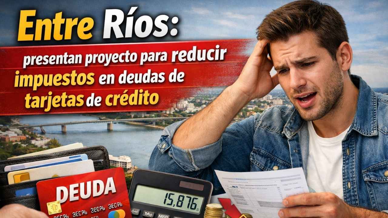Entre Ríos: presentan proyecto para reducir impuestos en deudas de tarjetas de crédito
