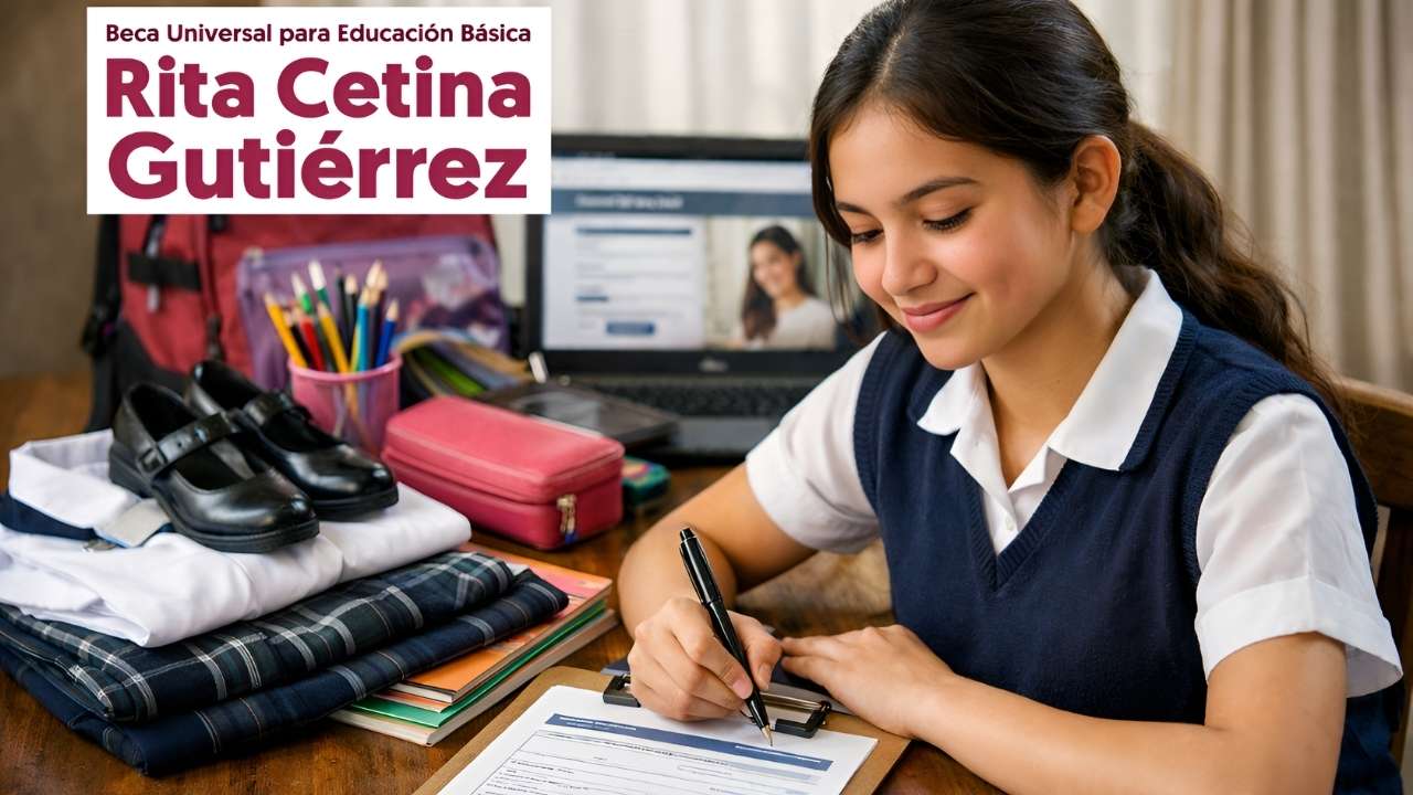 Beca Rita Cetina Primaria 2026: solicita útiles y uniformes escolares en la última semana de registro
